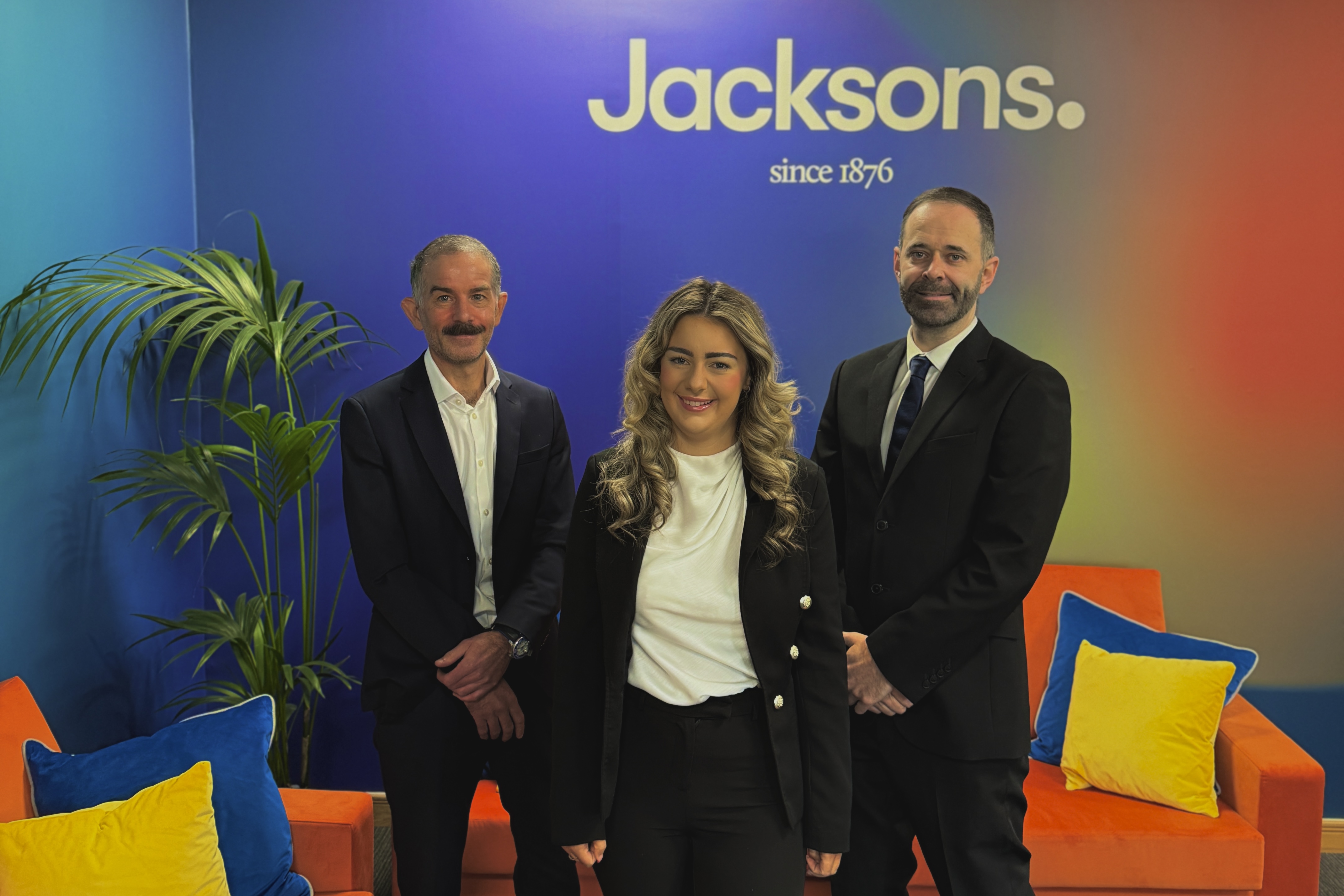 L To R Toby Joel, Charlotte Barugh And Peter Rowlands